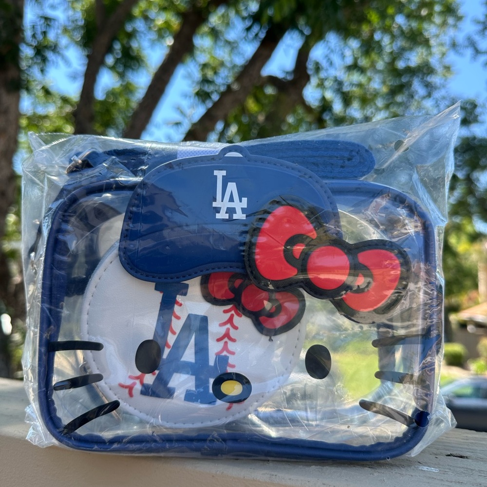 Hello Kitty LA Dodgers Crossbody Bag